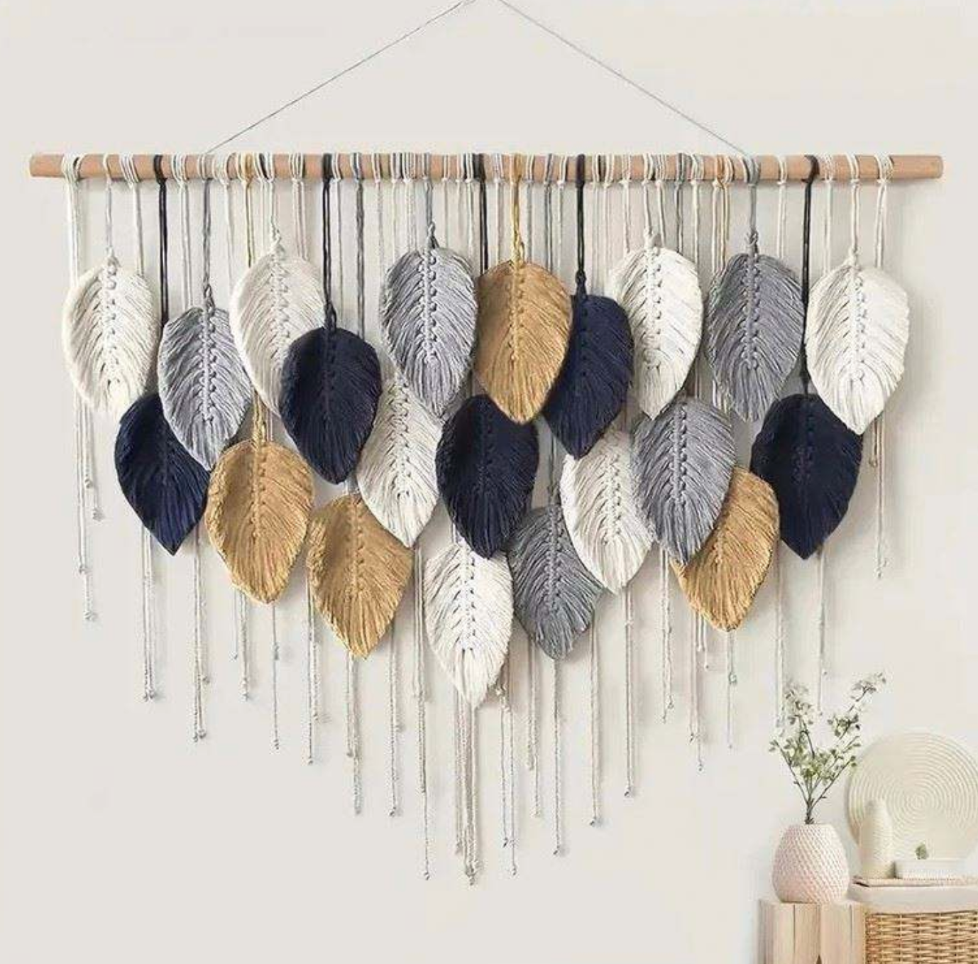 Nordic Black & White Decorative Wall Accent