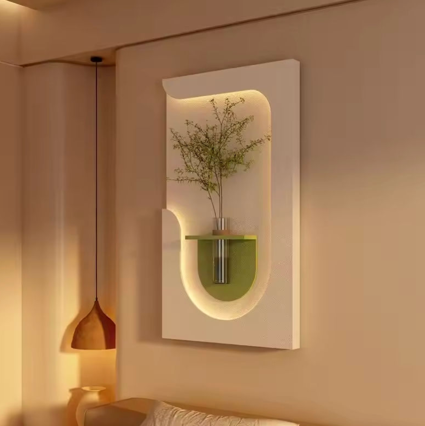 Nordic 3D LED Wall Light – Modern Decorative Lighting