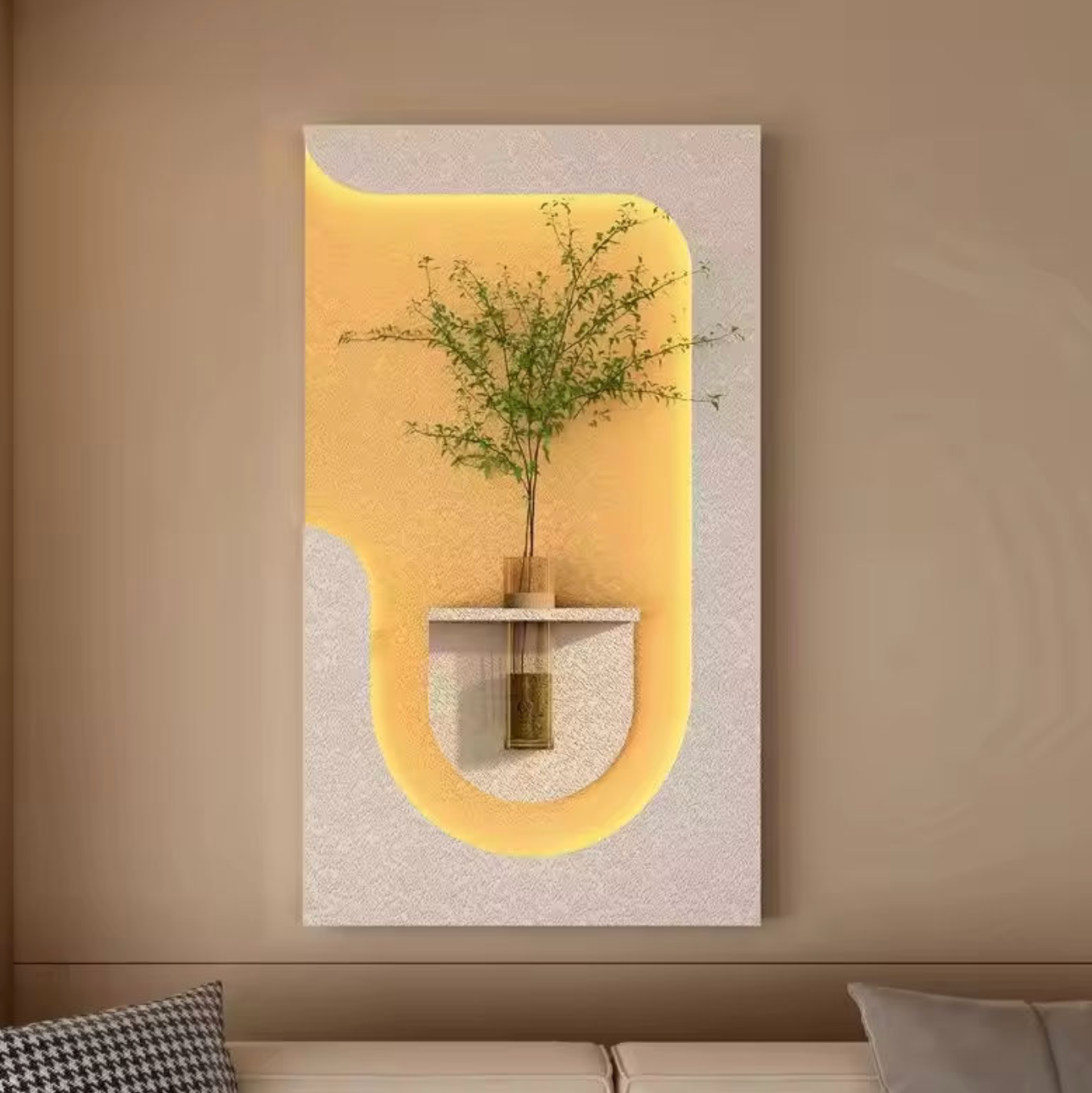 Nordic 3D LED Wall Light – Modern Decorative Lighting