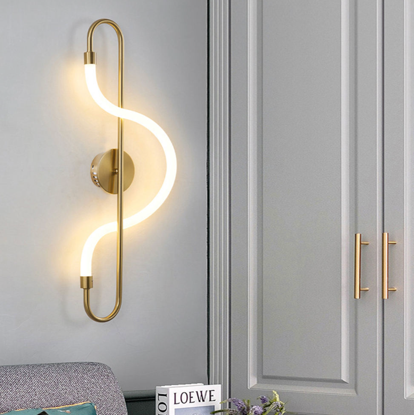 Nordic LED Wall Lamp – Modern Minimalist Corridor Light
